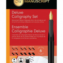 Manuscript Classic Deluxe Calligraphy Pen Set - Deluxe 6 Nibs (Left Handed)
